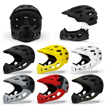 

Wholesale Mountain Cross-country Bicycle Full Face Helmet Extremely Sports Safety Helmet for Riding ED889