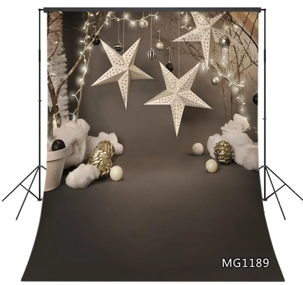 Рождественские фотографии фоны звезды серый фон новорожденный фото реквизит