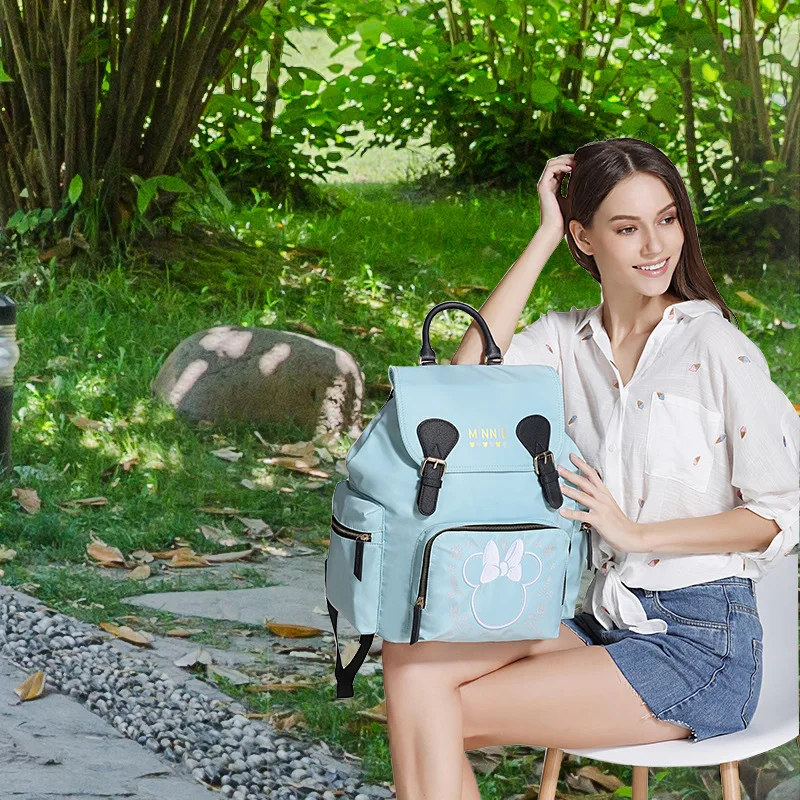 

New Style Fashion Mommy Backpack Large Capacity Treasure Dad Baoma Light with Baby inflooring liu mamee Backpack