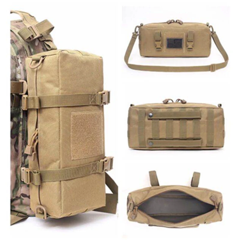 

Tactical Outdoor Military Molle Huge bag Additional Pack Tactical Zipper Pouch Hunting Bag Medicine Pouch