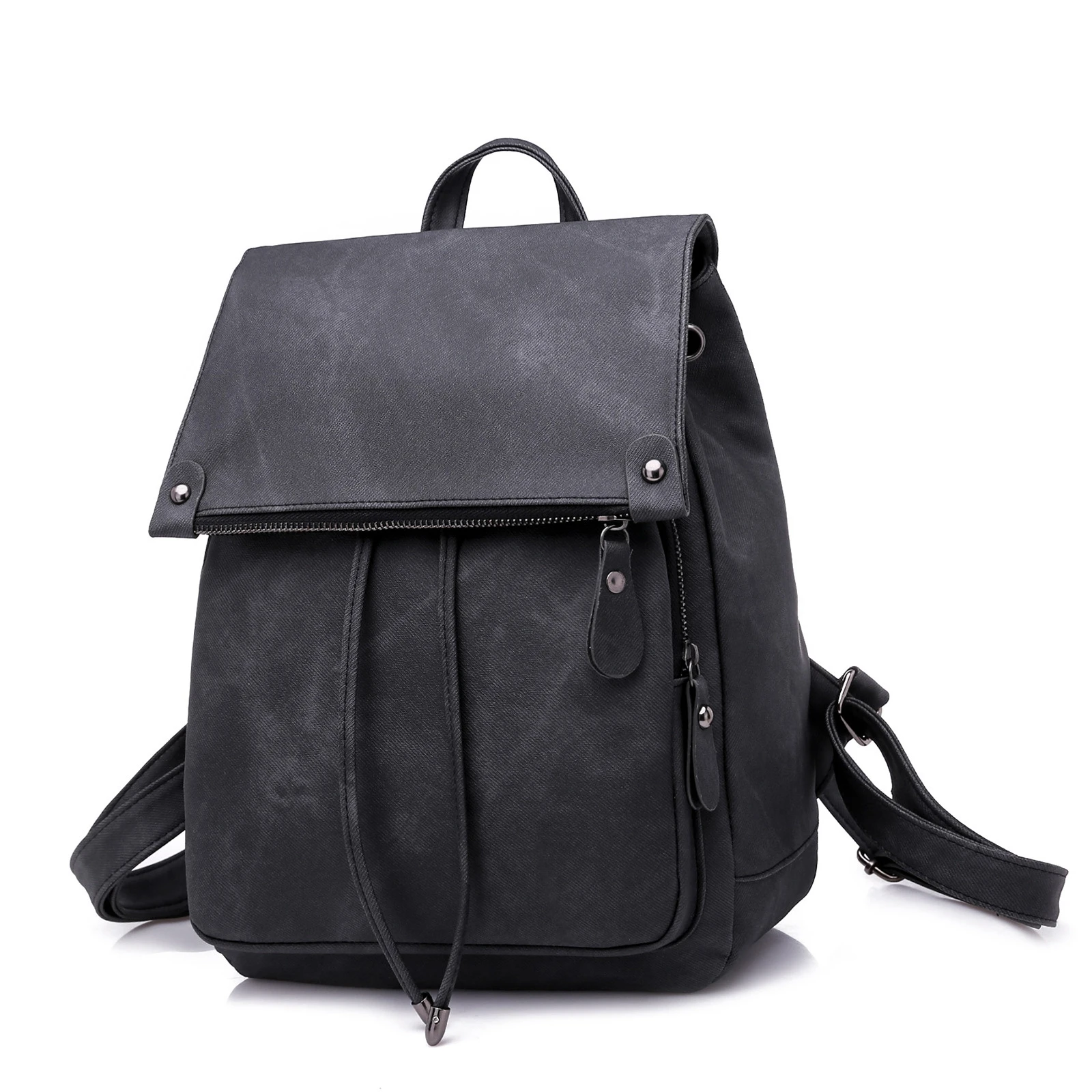 

New Fashion Women Backpack Female PU Leather Large Capacity Backpacks Back Pack Girls School Travel Bag Casual Shoulder Bags