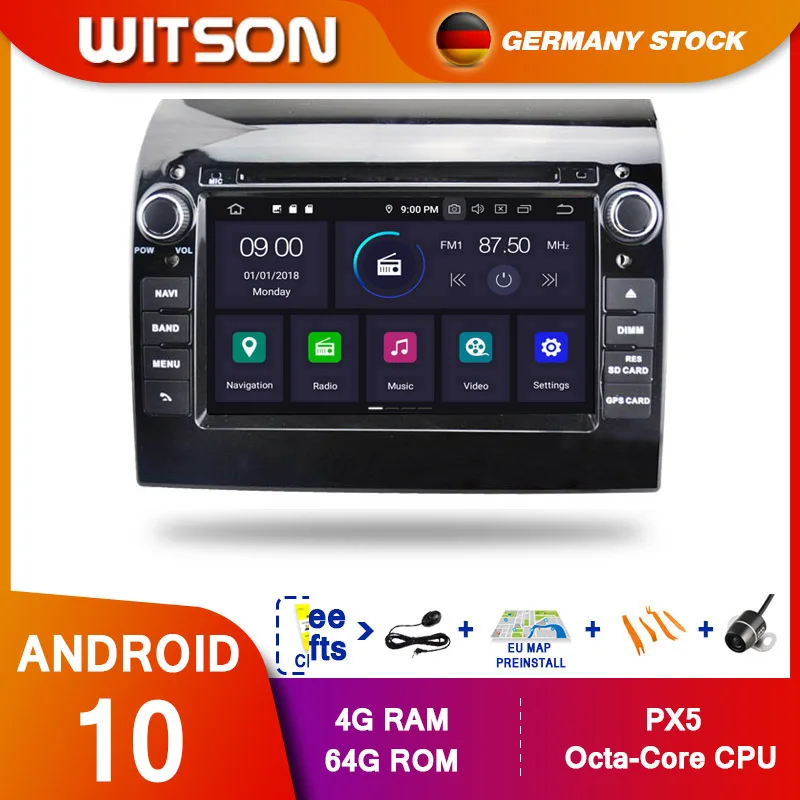 DE В наличии! Автомобильный DVD плеер stitch Son Android 10 Octa core PX5 Для DUCATO CITROEN Jumper PEUGEOT 4 ГБ
