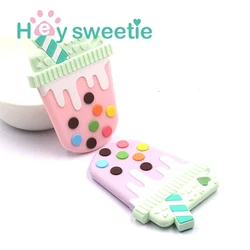 Baby Anti-eating Hand Molar Toy Ice Cream Pacifier Shape Molar Food Grade Silicone Ingredients Soother