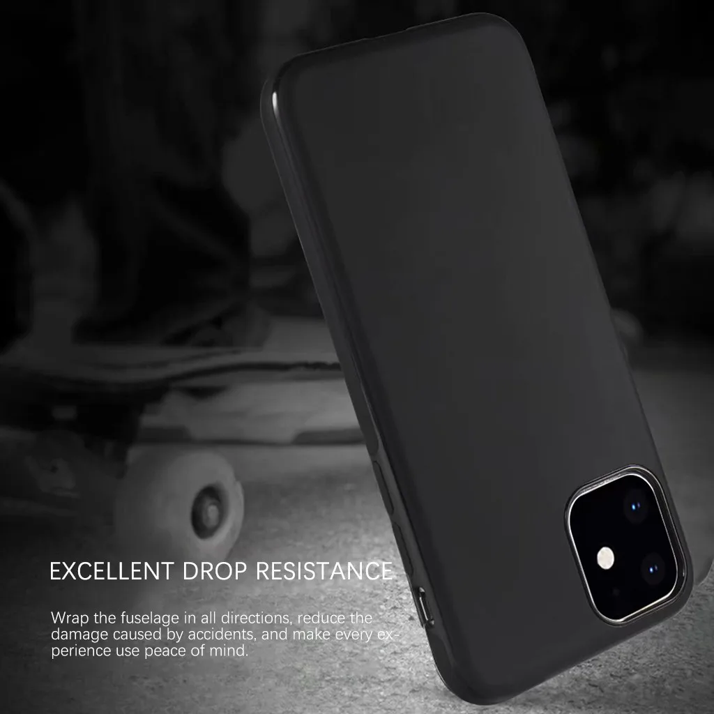 Магнитный Тонкий защитный чехол для iPhone 11 ультратонкий магнитный автомобильный держатель Невидимый встроенный металлический чехол для iPhone 11
