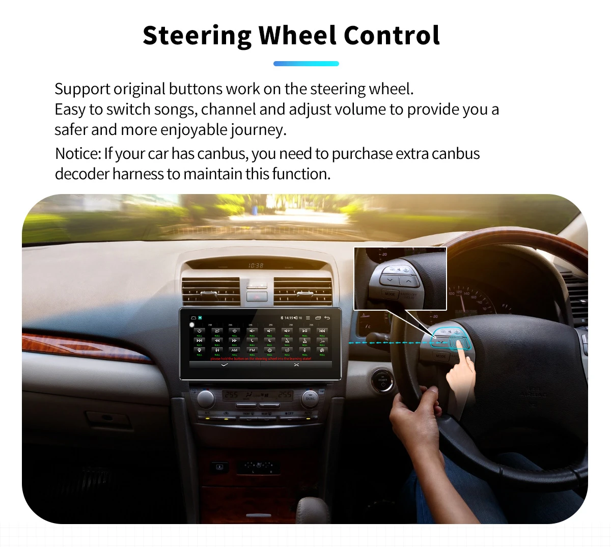 Top Android 8.1 10.25" 1Din Stereo Car Radio Multimedia Audio Player 1280*480 GPS Navi Glonass DAB Mirror Link  Subwoofer DSP 4G SIM 15