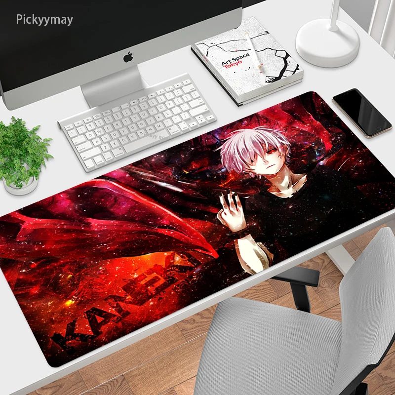 

Tokyo Ghoul Mouse Pad Anime Large XXL Gamer Pc Gaming Lockedge Mousepad Keyboard Laptop Computer Speed Mice Mouse Desk Carpet