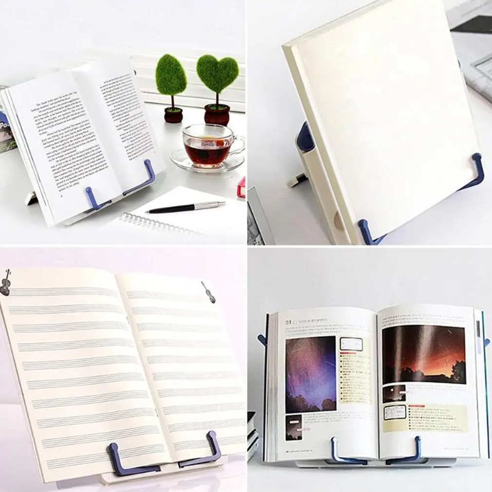 Портативная подставка для книг чтения полка рецептов складной держатель