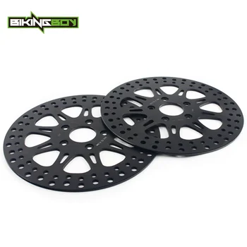 

BIKINGBOY 11.5" Front Brake Discs Disks Rotors For Touring 1340 FLHR FLHS FLTC FLTCU FLTH FLTR FXWG 1340 FLHT FLHTC FLHTCU