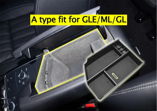 Auto Styling Zubehör Zentrale Armlehnenbox für Mercedes Benz A B C E Klasse  Cls Gla Cla Glk Glc M/gle/gl/GLS-Klasse