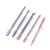 TP 2 Way Rainbow Нержавеющая Сталь Гвоздь Кутикула Толкатель Пинцет Nail Art Files УФ Гель Лак Удалить Маникюр Уход Паз Чистый Инструмент