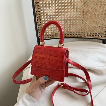 

Mini Small Square Tote Bag Crossbody Bags For Women Handbag PU Leather Shoulder Bag Clutch Ladies Designer Evening Bags 2020