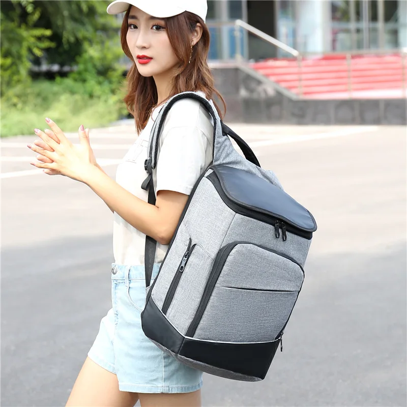 

Multi-functional Backpack Convenient Smart USB Rechargeable Laptop Computer Bag Night Reflective Strips Outdoor Backpack