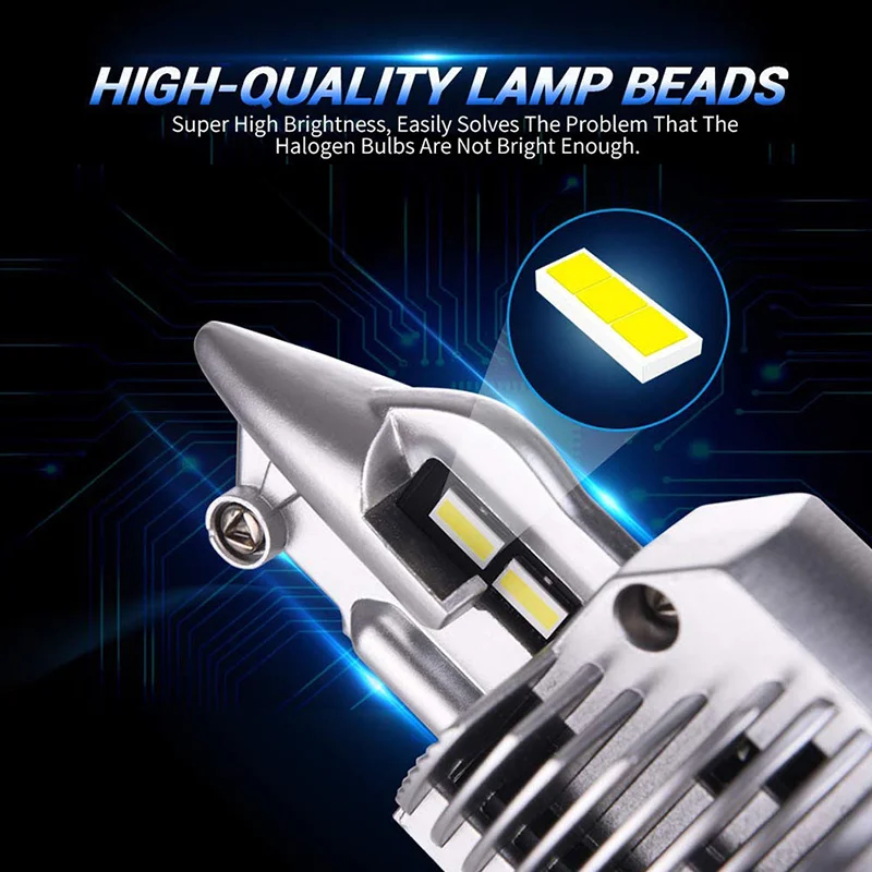 AILEO Fighter H4 Led 9003 HB2 Car Headlight Bulb 80W 12V 24V 6000K 4300K 3000K 8000K 16000LM,led car lights,led lights,led bulbs,led headlights,led car headlights,car headlamps,hid headlight bulbs