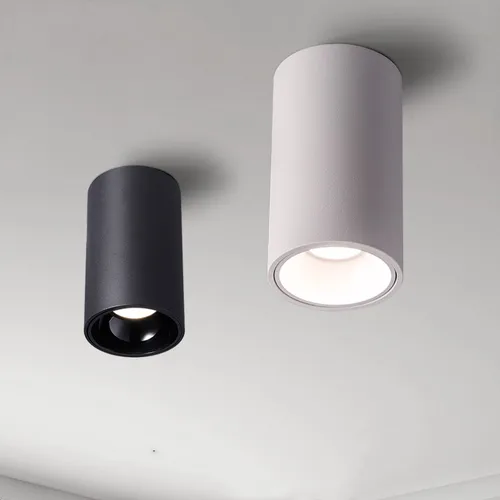 표면 장착 LED 라운드 COB 천장 전구 램프 다운라이트, 따뜻하고 차가운 흰색 가정용 조명, 7W, 9W, 12W, 15W, 18W, 85-265V 2