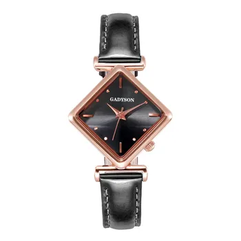 

Sleek Minimalist Geometric Square Gradient Matte Ladies Watches Concise Diverse Fashion Color Women Watch Quartz Watch