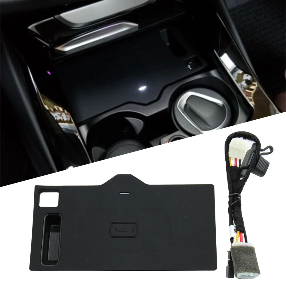 Car Console Storage Box Wireless Charging Charger For Bmw X3 X4 G01 G02 2018 2019 2020 2021 Lhd
