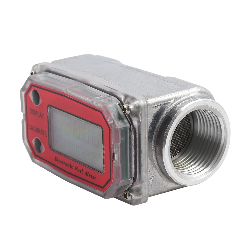 ALLSOME LLW-25 Digital Turbine Flow Meter for Gasoline Diesel Kerosene