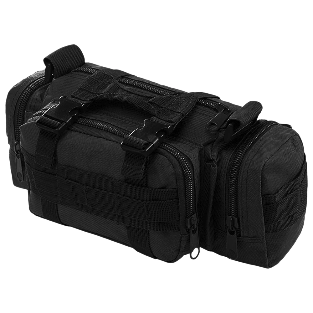 Bolso táctico multifuncional para entrenamiento de fotografía, riñonera con asa frontal, bolsa de aparejos, bandolera de hombro