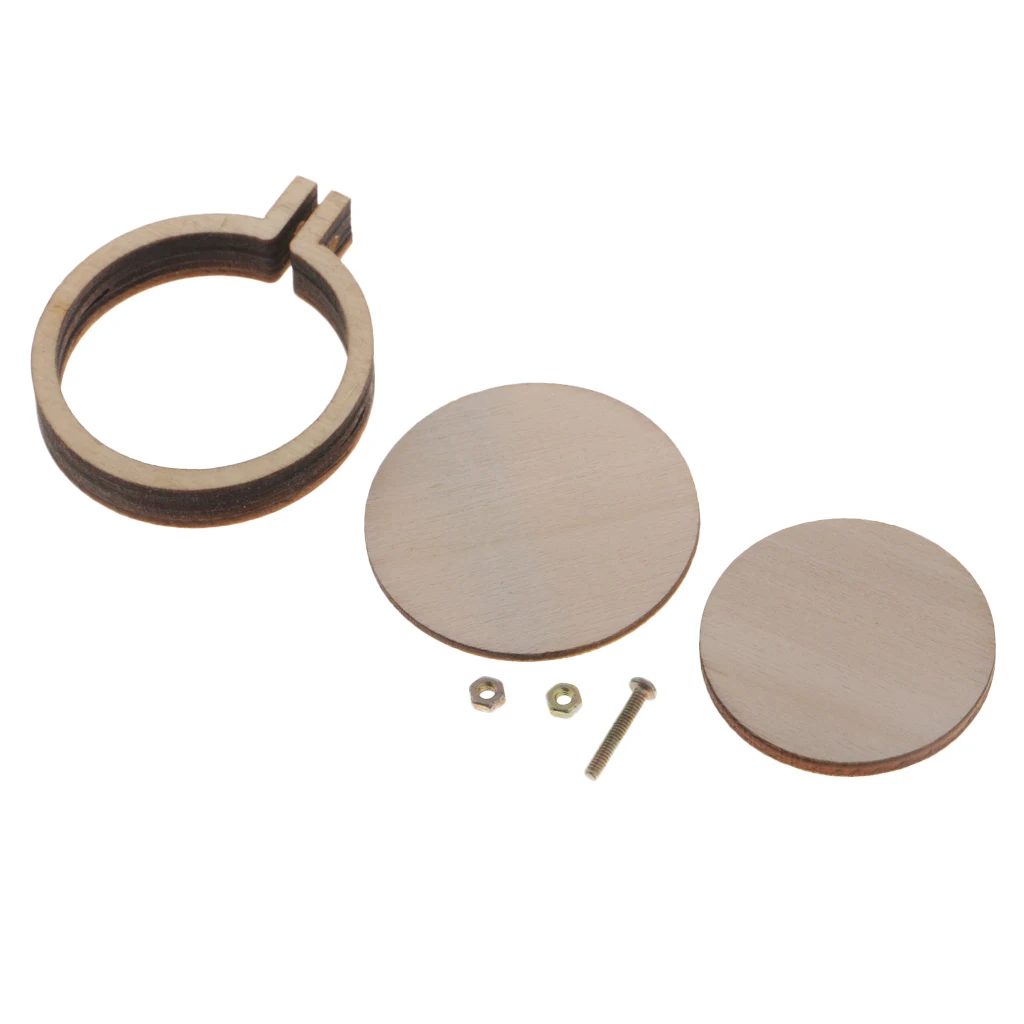 Mini Embroidery Hoop Wood Cross Stitch Frame For Hand Stitching DIY Sewing Tools Mini Embroidery Hoop Wood Cross Stitch Frame For Hand Stitching DIY Sewing Tools