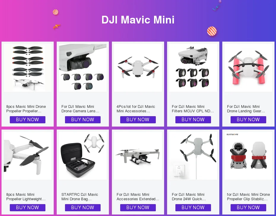 Для DJI Mavic Mini drdrone Propeller Clip стабилизатор силиконовые лопатки Prop защитный для dddddji Mavic Mini Drone аксессуары