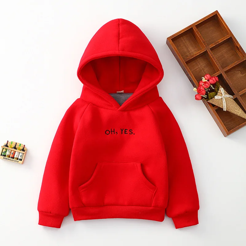 infant red hoodie