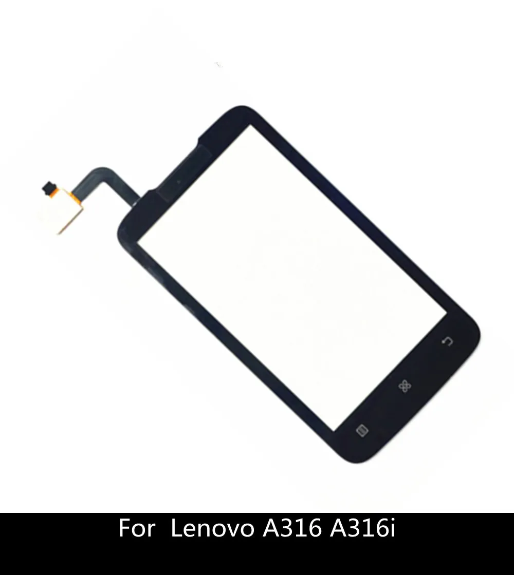 Сенсорный экран для Lenovo A316 A316i передний Внешний сенсорный стекло дигитайзер