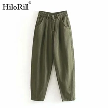 Женская уличная одежда, плиссированные джинсы для мам, высокая талия, свободные карманы, модные штаны бойфренда, повседневные женские джинсовые брюки на молнии