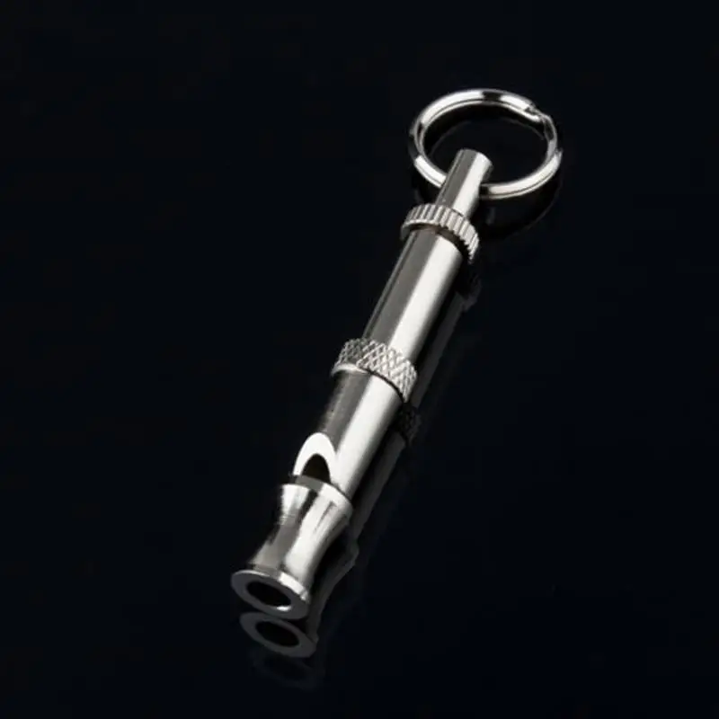 Dog Training Whistle Anti Dog Whistle To Stop Barking Bark Control Dogs Training Deterrent Stainless Steel 7cm dog whistle