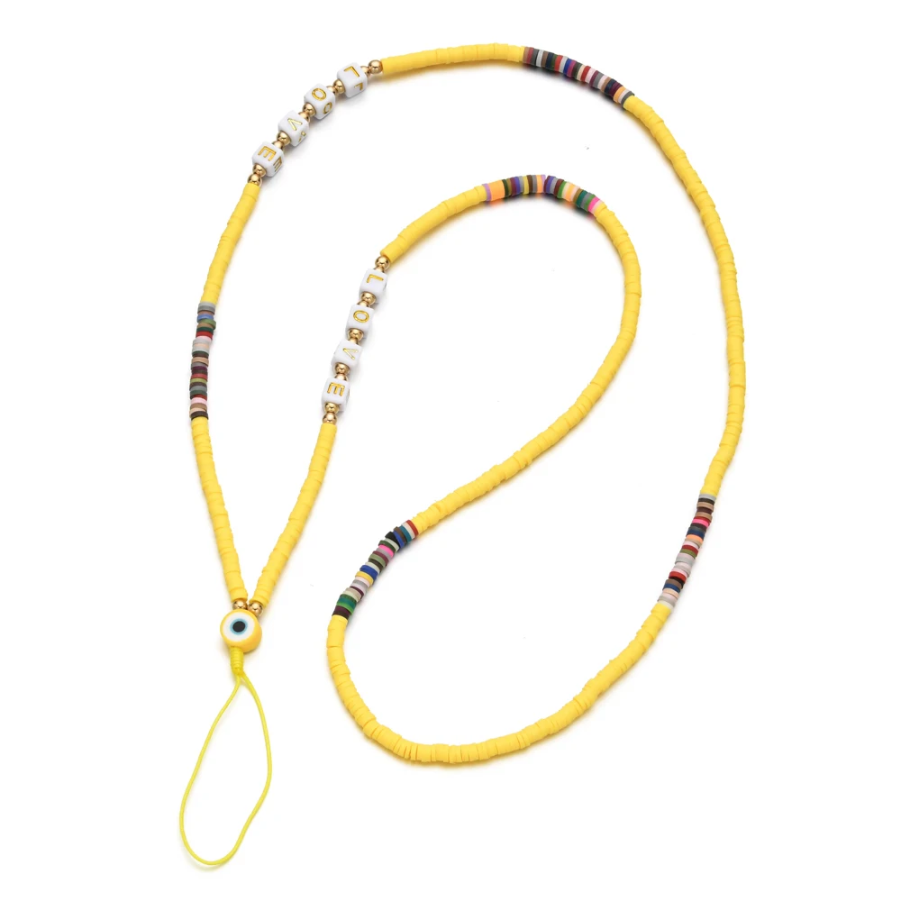 ZMZY Fashion Long Boho Mobile Phone Strap Lanyard Colorful Eye Beaded Rope for Cell Phone Case Hanging Phone Chain Jewelry - Image 6