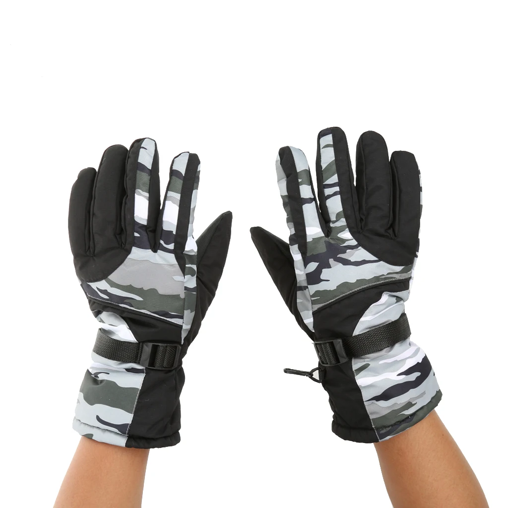1 пара мужские водонепроницаемые дышащие велосипедные перчатки зимние спортивные лыжные уличные велосипедные спортивные перчатки для мужчин