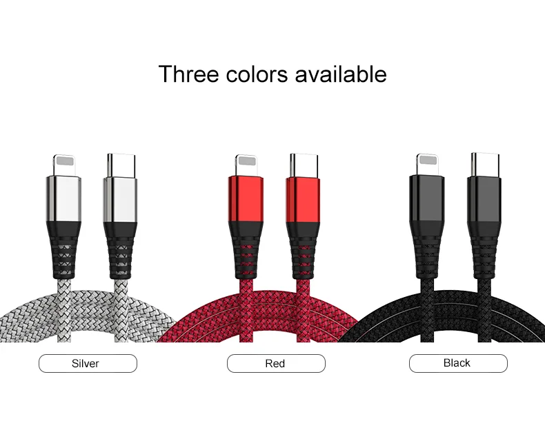 VLAMPO PD type C-Lightning 8 Pin 18W кабель для быстрой зарядки для iPhone XS X 8, быстрое зарядное устройство для Macbook, шнур для синхронизации данных