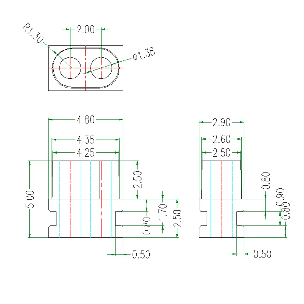 Fdbro Tomada Dupla Agulha para Fones de Ouvido 20 Peças 0.78 mm ue Tf10 Qdc Fêmea Faça Você Mesmo Alta Qualidade Acessórios Plugue - Image 6
