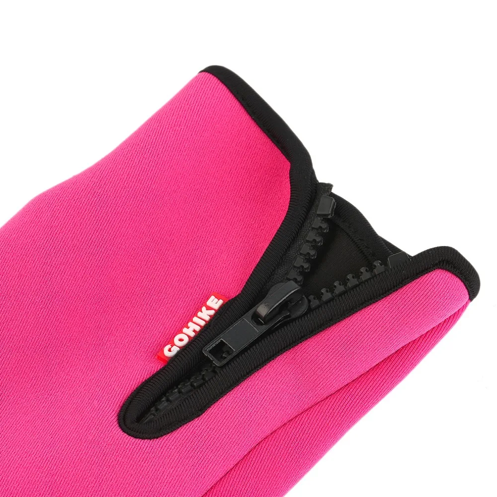 Men Women Touch Screen Winter Warm Breathable Outdoor Sport Camping Hiking Full Finger Winter Windproof Bike Gloves