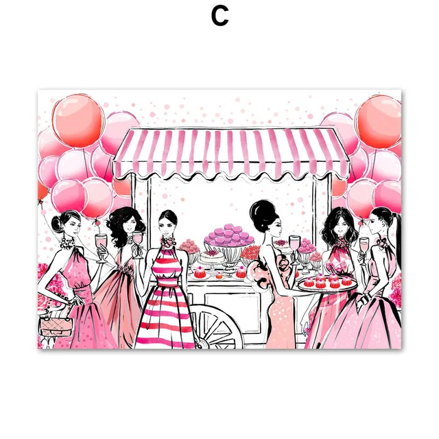 Fashion-Handbag-Shopping-Girl-Party-Coffee-Home-Art-Canvas-Painting-Nordic-Posters-And-Prints-Wall-Pictures.jpg_640x640 (2)