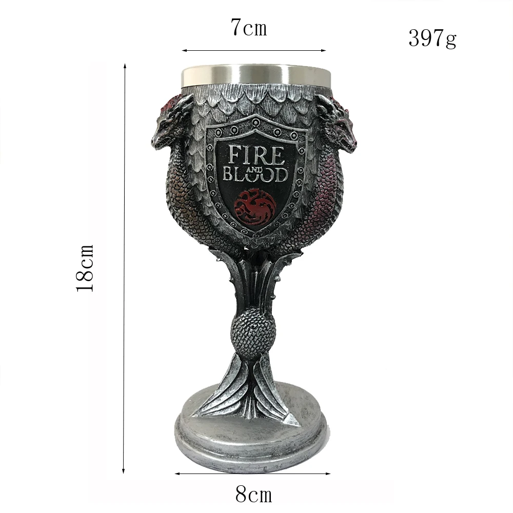 Игра престолов зимняя кружка Кубок из нержавеющей стали 3D для пива кофе посуда