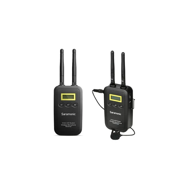 1TXadd1RX Saramonic Vmiclink5 2TX+ RX профессиональный 5,8G беспроводной петличный микрофон система видео микрофон для DSLR камер Nikon Canon sony - Color: 1TXadd1RX
