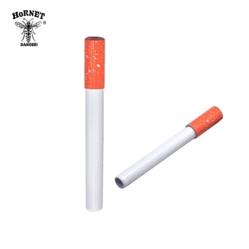 

HORNET Metal One Smoking HitterPipe 80MM Standard Aluminum Taster Bat Pipes Cigarette Holder Dugout Pipe