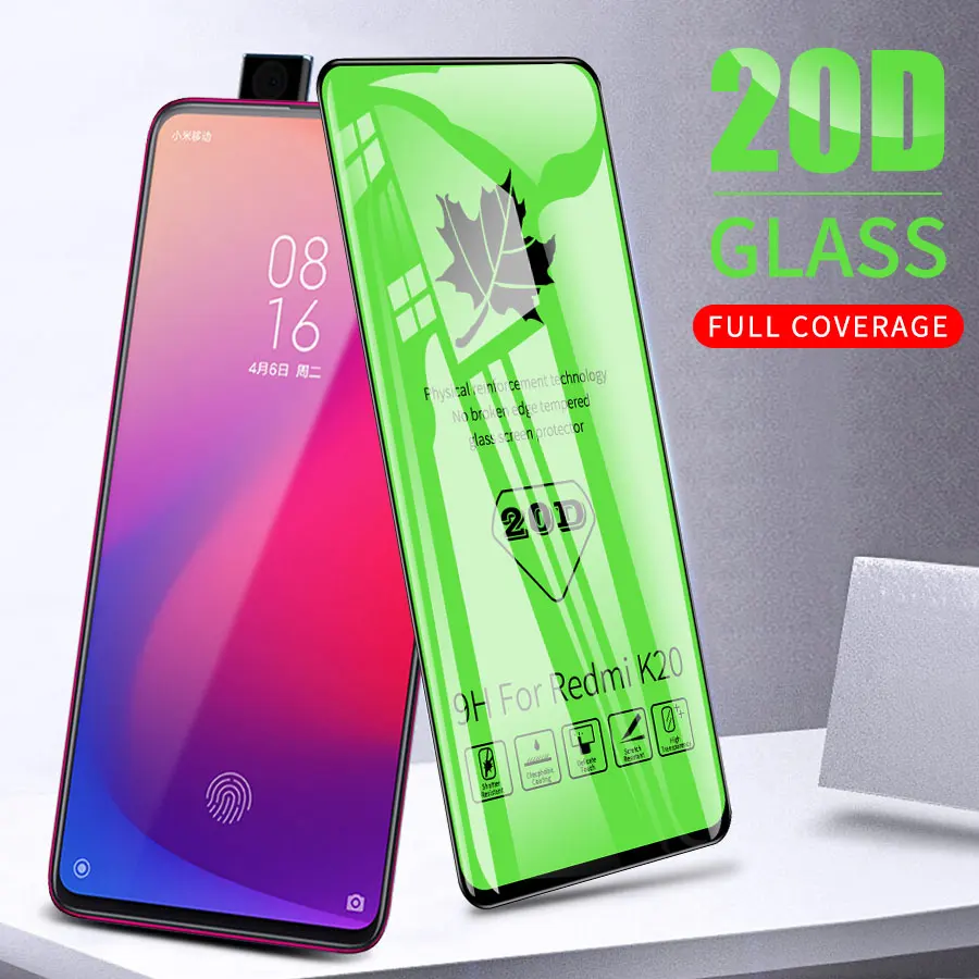 20D полное клеевое покрытие из закаленного стекла для Xiaomi mi 9 9T Pro 8 SE Lite A3 Red Note 7 K20 7A