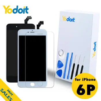 

Yodoit for iPhone 6 Plus Screen Replacement 3D Touch Button Front Camera Assembly 6P LCD Screen Touch Digitizer+Tools