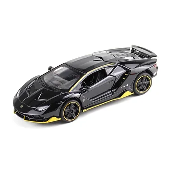 

LP770 LP750 1:32 Alloy Diecast Model Vehicles Car Sound Light Pull Back Car Toy Miniature Scale Model Cars Toys Children Gift
