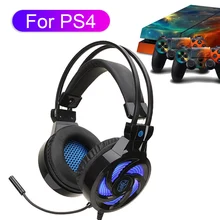 Computer Gaming Headset For PS4 XBOX Gamer Wired Headphone With Microphone PC Cascos Music Helmet For PCPhone Laptop Girl logitech g433 wired headphone x 7 1 surround gaming headset for pc ps4 xbox computer peripheral accessories
