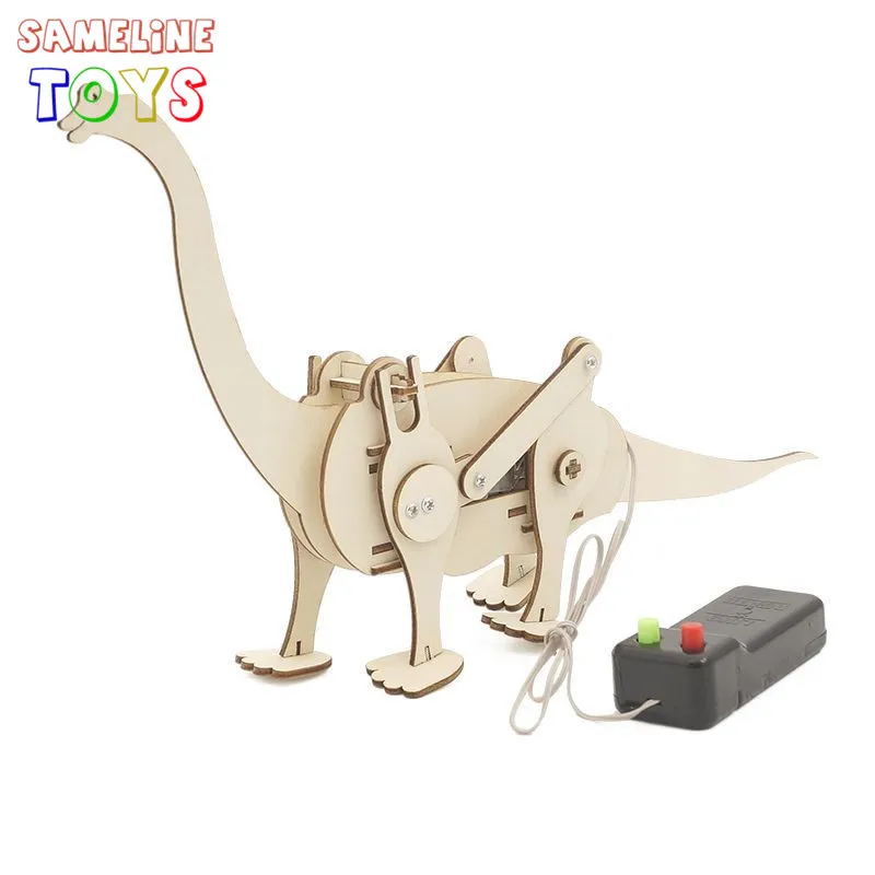 STEM-Juguetes Educativos de Ciencia para Niños, Kit de modelo de dinosaurio mecánico, Kit de rompecabezas