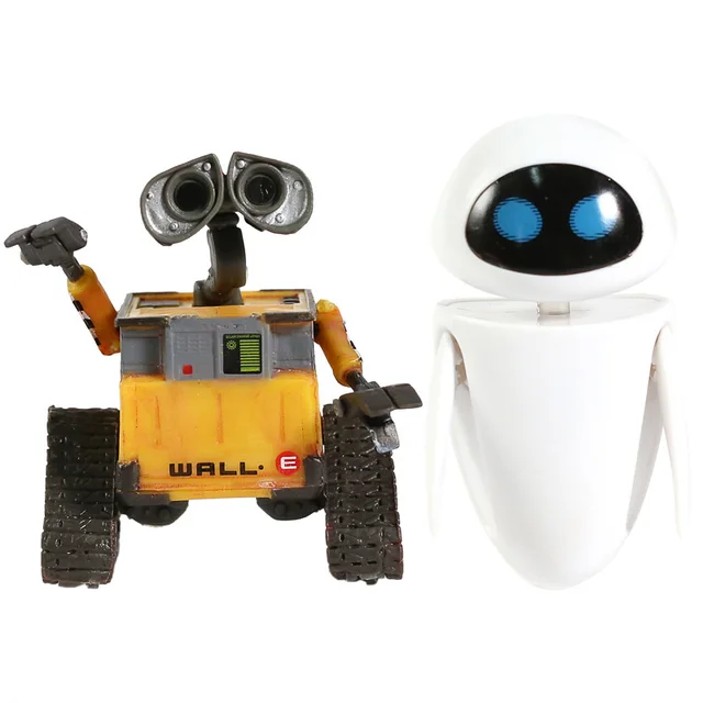 Wall E Robot Wall E Eve Pvc Action Figure Collection Model Toys Dolls 6cm 10cm 2pcs Lot Action Figures Aliexpress