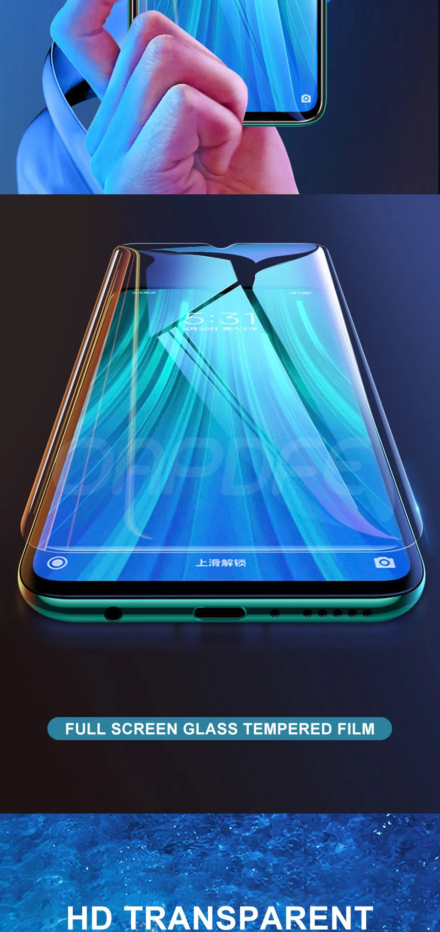 9H Защитное стекло для Xiaomi Redmi 8 8A 7 7A 6 Pro 6A Go K20 Redmi Note 8 7 6 Pro закаленное защитное стекло