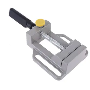 

Cast Cast Aluminium Mini 60mm Drill Press Vice Adjustable Table Vise Woodworking Drill Clamping Tool Jaw Opening Milling Machine
