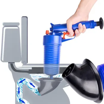 Lucht Afvoer Blaster pomp pistool Hoge Druk Krachtige Handmatige sink Plunger Opener cleaner pomp voor Bad Toiletten Badkamer Lucht Afvoer Blaster pomp pistool Hoge Druk Krachtige Handmatige sink Plunger Opener cleaner pomp voor Bad Toiletten Badkamer