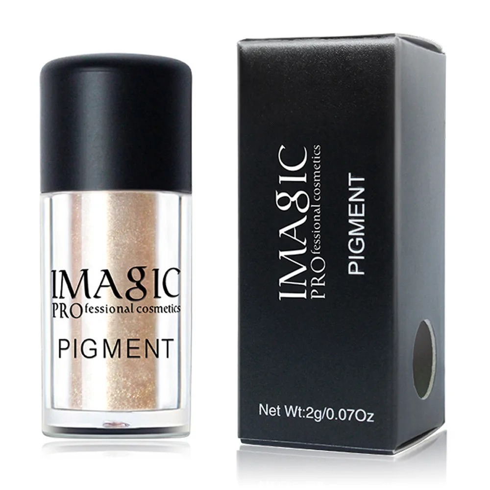 Imagic Cosmetics Тени Для Век, цветные Тени Для макияжа, профессиональная блестящая пудра Для Век, 9 цветов, палитра Для макияжа
