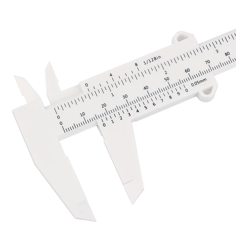 

Crafts Tool Plastic Vernier Caliper High Precision Mini Small Caliper Household Depth Measuring Tools 150