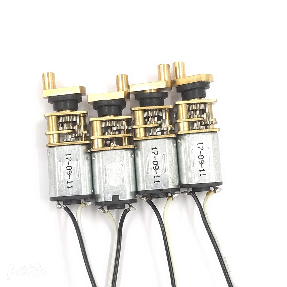 

N20 Geared Motor with Copper Swing Arm,DC3V 30rpm DC6V 60rpm, All Steel Gear Precision Fingerprint Lock Motor