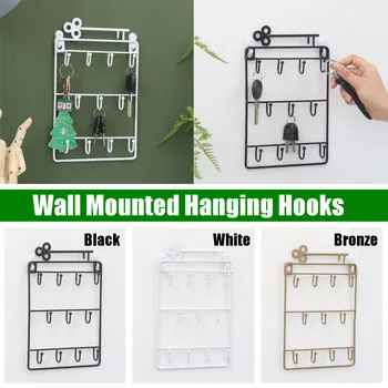 

Door Back Key Holder Storage Organizer Rack Wall Mounted Hanging Key Hanger Hooks Wall Hanging Organizer Home Decoration